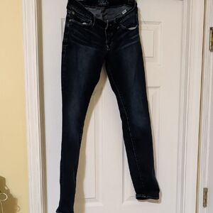 Lucky Brand Women's Dark Blue Skinny Jeans